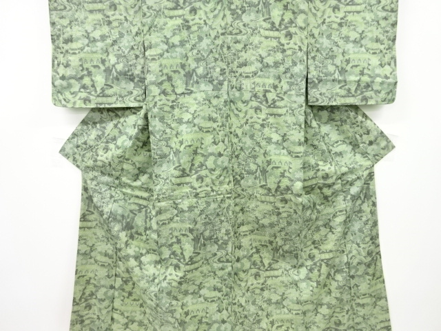 JAPANESE KIMONO / TSUMUGI / WOVEN CHAYATSUJI